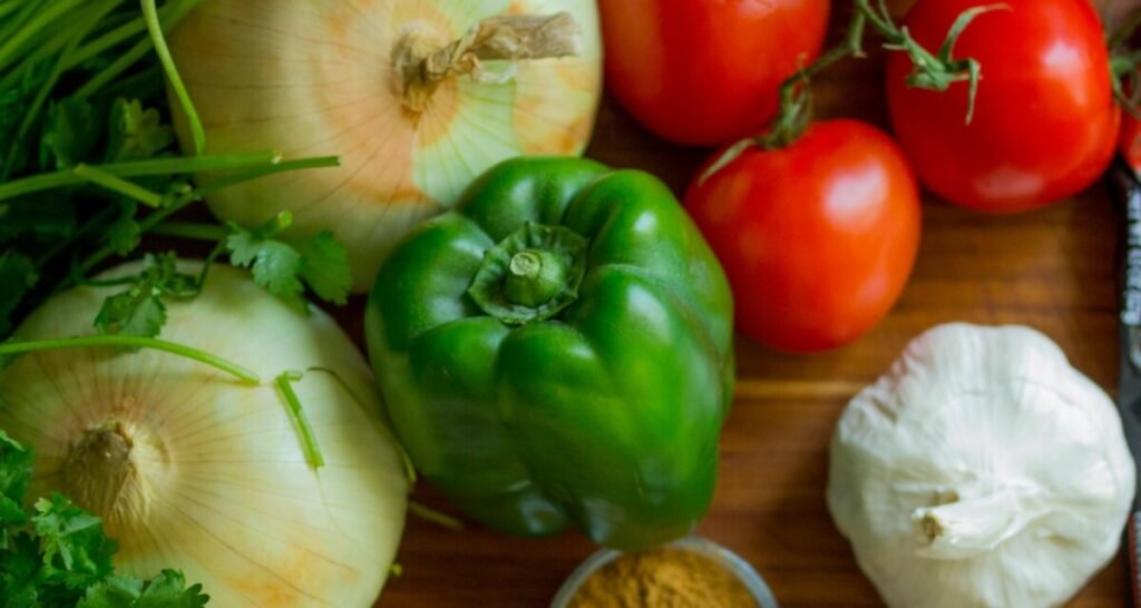 Vegetables used for Caldo de Res